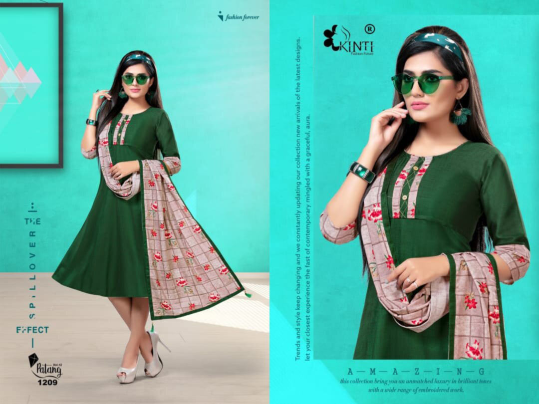 Kinti Design Patang Vol-12 Stroll Kurti Catalog Kinti Design Patang Vol-12 Stroll Kurti Catalog